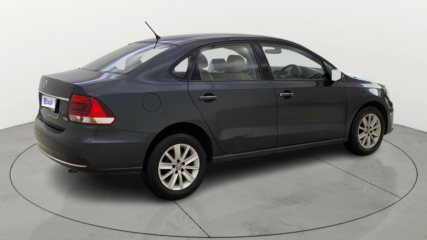 2017 Volkswagen Vento 1.2 TSI HIGHLINE PLUS AT, Petrol, Automatic, 57,573 km, Right Back Diagonal