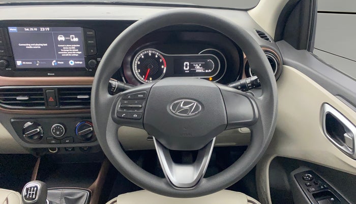 2020 Hyundai AURA SX 1.2, Petrol, Manual, 39,969 km, Steering Wheel Close Up