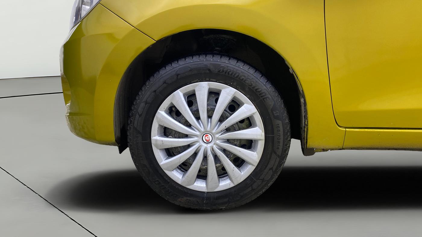 2014 Maruti Celerio VXI CNG, CNG, Manual, 1,17,536 km, Left Front Wheel