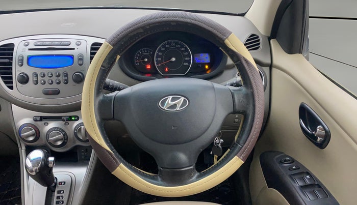 2012 Hyundai i10 SPORTZ 1.2 AT, Petrol, Automatic, 30,610 km, Steering Wheel Close Up