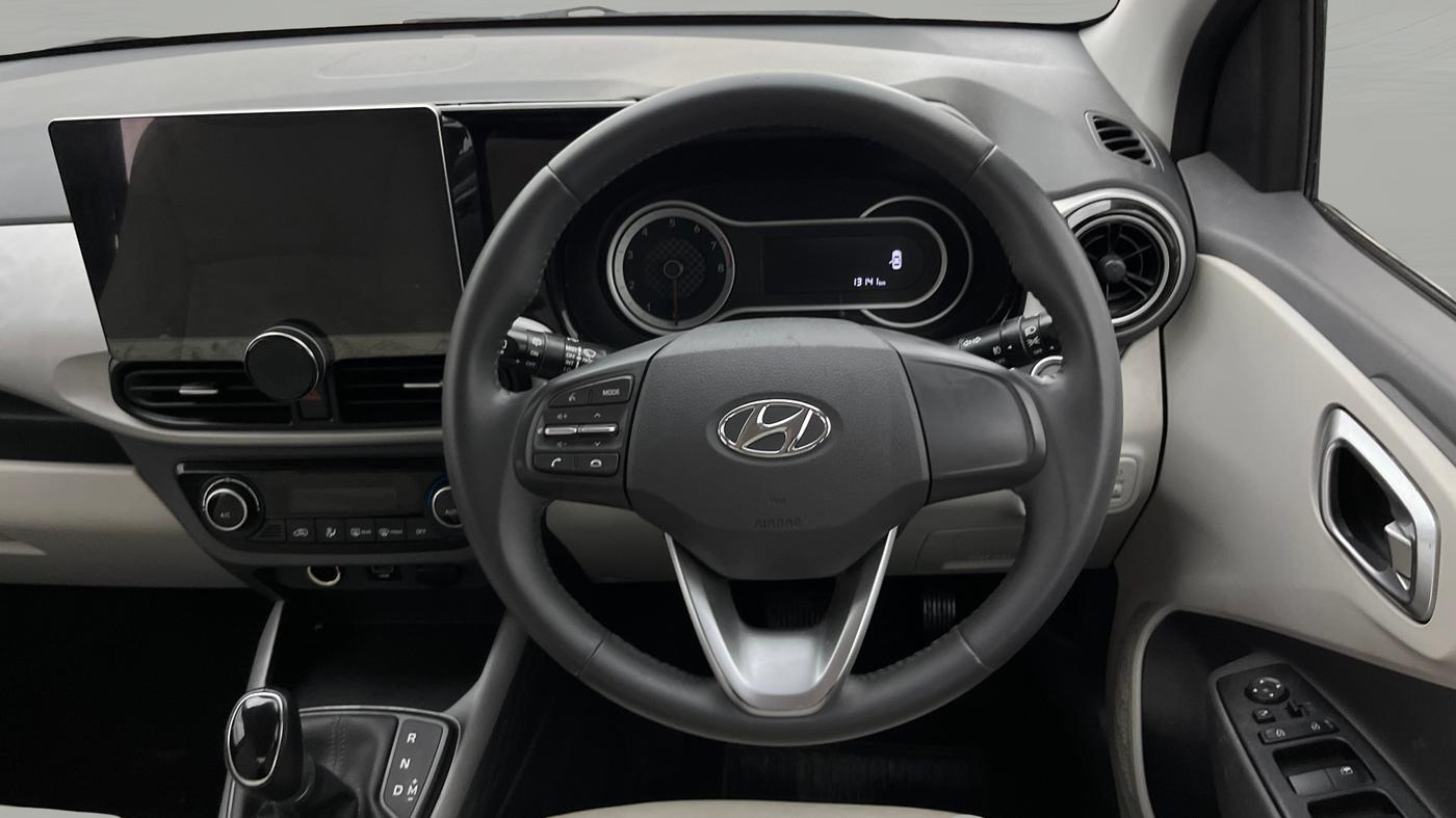 2021 Hyundai GRAND I10 NIOS ASTA AMT 1.2 KAPPA VTVT, Petrol, Automatic, 13,140 km, Steering Wheel Close Up