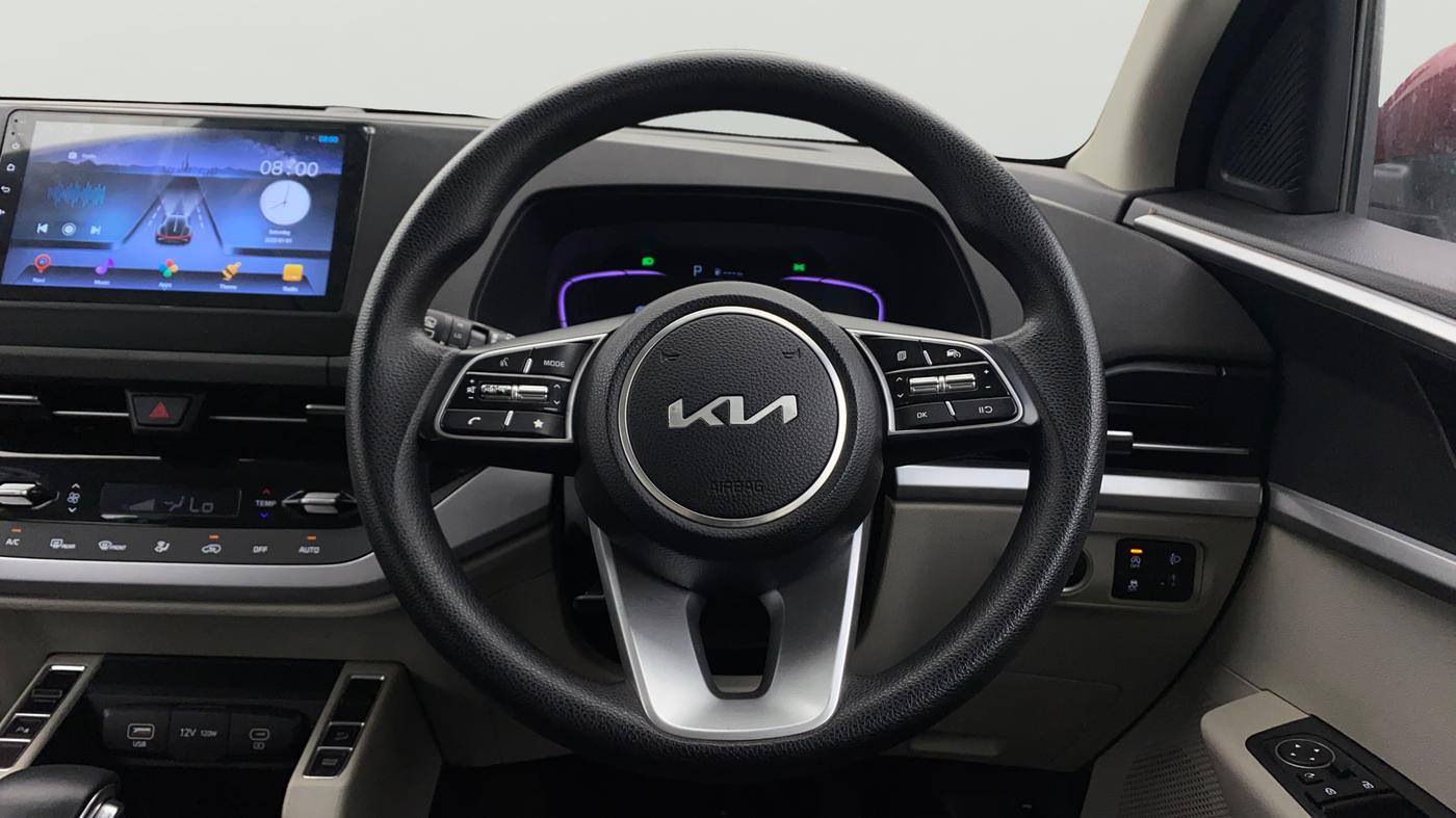 2023 KIA CARENS PRESTIGE PLUS 1.5 PETROL DCT 7 STR, Petrol, Automatic, 4,354 km, Steering Wheel Close Up