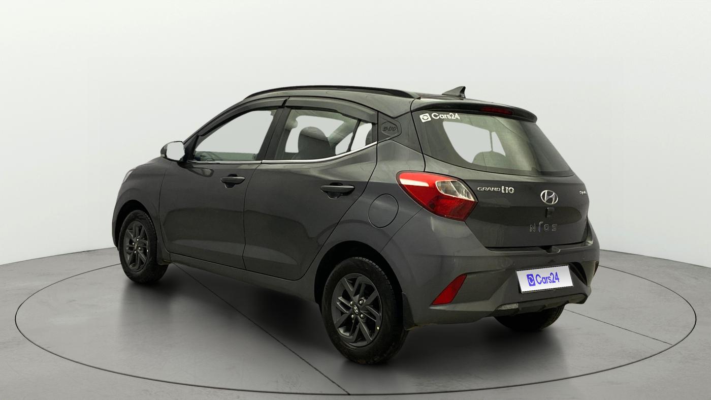 2020 Hyundai GRAND I10 NIOS SPORTZ AMT 1.2 KAPPA VTVT, Petrol, Automatic, 74,235 km, Left Back Diagonal
