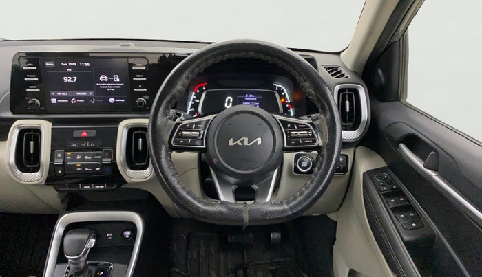 2022 KIA SONET HTX 1.5 AT, Diesel, Automatic, 41,585 km, Steering Wheel Close Up