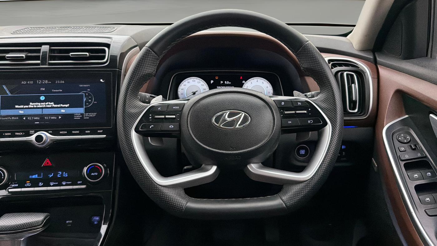 2023 Hyundai ALCAZAR 1.5 SIGNATURE (O) TURBO DCT 7, Petrol, Automatic, 59,311 km, Steering Wheel Close Up