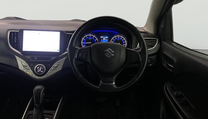 2018 Maruti Baleno ZETA CVT PETROL 1.2, Petrol, Automatic, 1,23,992 km, Steering Wheel Close Up