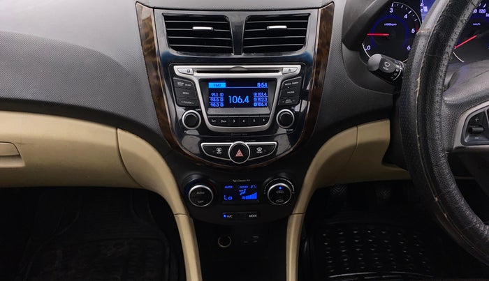 2015 Hyundai Verna FLUIDIC 1.6 CRDI S 4S, Diesel, Manual, 1,11,010 km, Air Conditioner