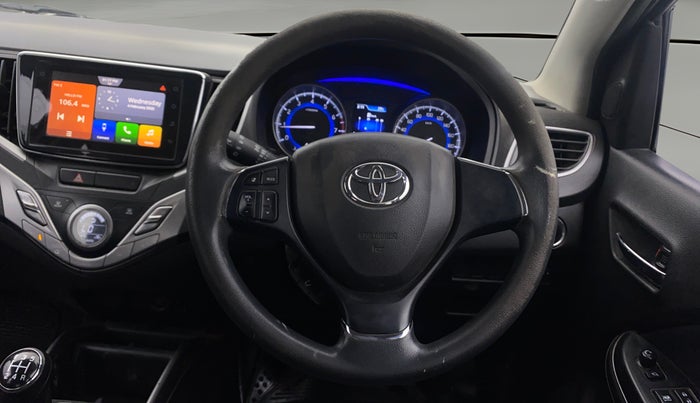 2021 Toyota Glanza G, Petrol, Manual, 93,055 km, Steering Wheel Close Up