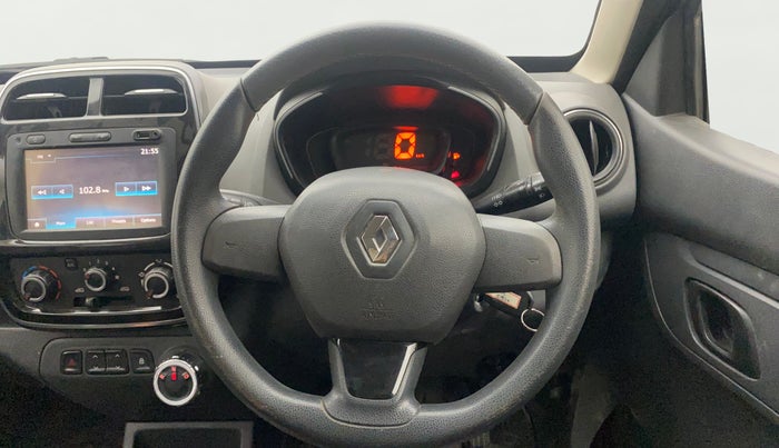 2016 Renault Kwid RXT 1.0 AMT, Petrol, Automatic, 75,000 km, Steering Wheel Close Up