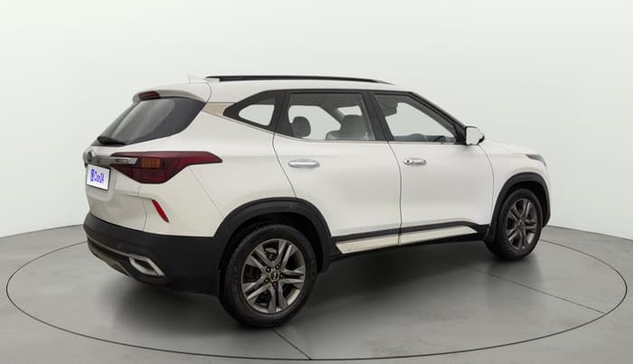 2020 KIA SELTOS HTX 1.5 PETROL, Petrol, Manual, 1,10,688 km, Right Back Diagonal