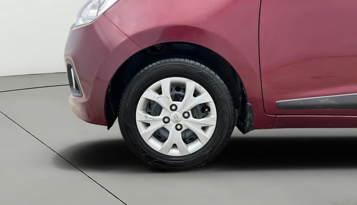 2015 Hyundai Grand i10 SPORTZ 1.2 KAPPA VTVT, Petrol, Manual, 50,396 km, Left Front Wheel
