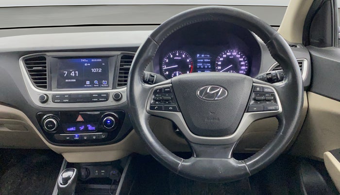 2019 Hyundai Verna 1.6 VTVT SX + AT, Petrol, Automatic, 77,323 km, Steering Wheel Close Up