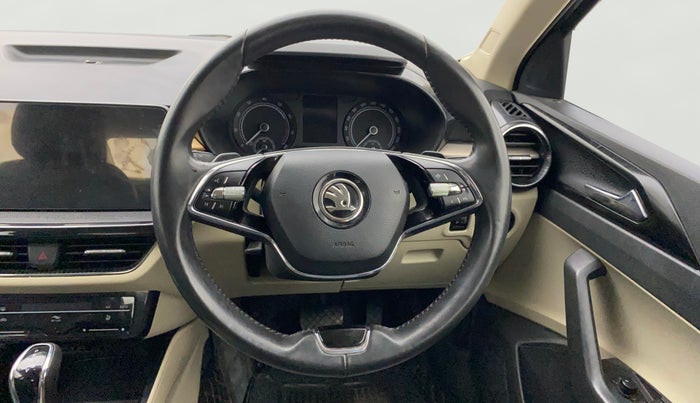 2022 Skoda SLAVIA AMBITION 1.0L TSI AT, Petrol, Automatic, 39,996 km, Steering Wheel Close Up