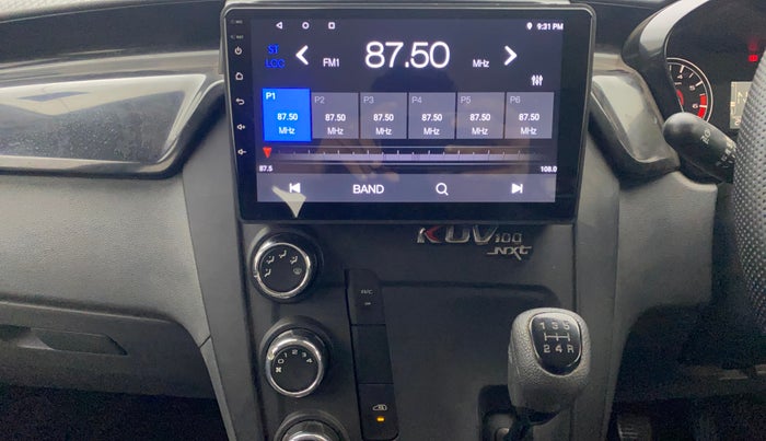 2018 Mahindra KUV 100 NXT K2+ P 6 STR, Petrol, Manual, 24,673 km, Air Conditioner