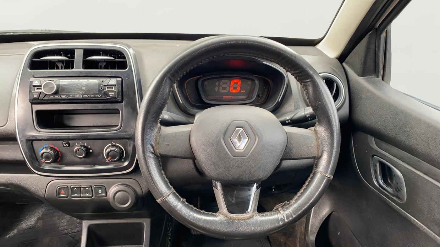 2018 Renault Kwid RXL, Petrol, Manual, 99,104 km, Steering Wheel Close Up