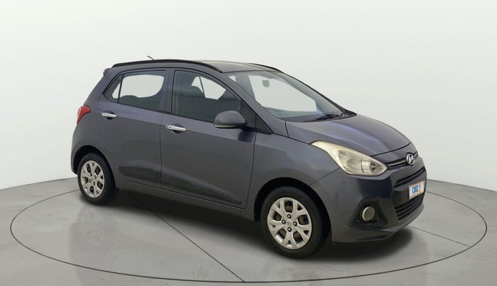 2014 Hyundai Grand i10 SPORTZ 1.2 KAPPA VTVT, Petrol, Manual, 33,522 km, Right Front Diagonal