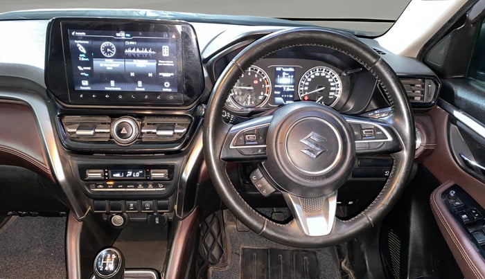 2022 Maruti Grand Vitara ALPHA SMART HYBRID, Petrol, Manual, 62,308 km, Steering Wheel Close Up