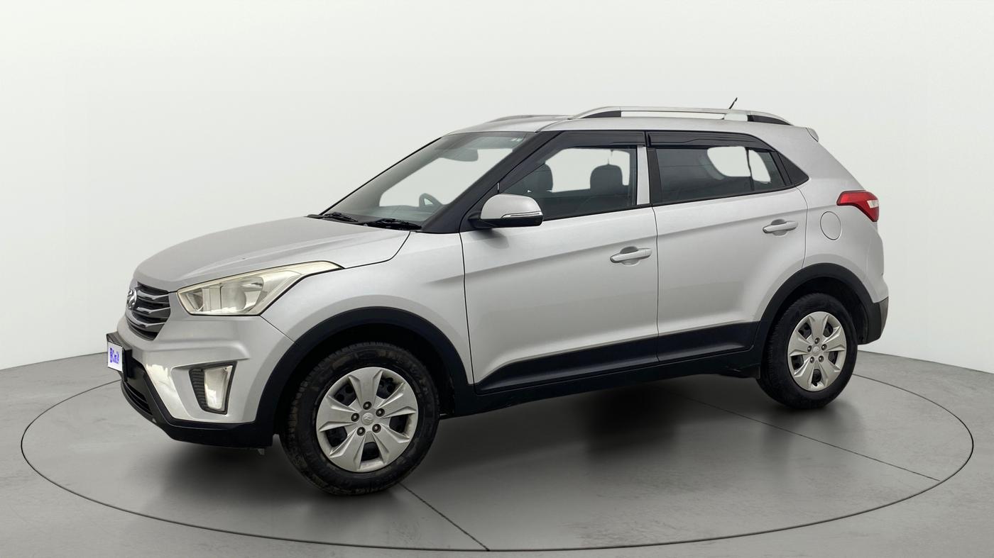 2017 Hyundai Creta E PLUS 1.6 PETROL, Petrol, Manual, 98,607 km, Left Front Diagonal