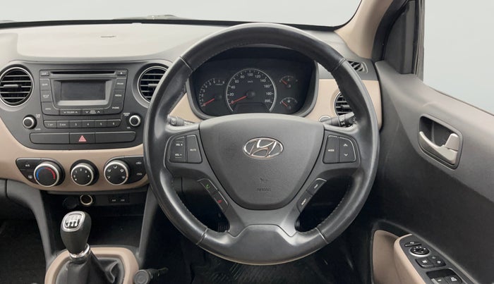 2014 Hyundai Grand i10 ASTA (O) 1.2 KAPPA VTVT, Petrol, Manual, 27,339 km, Steering Wheel Close Up