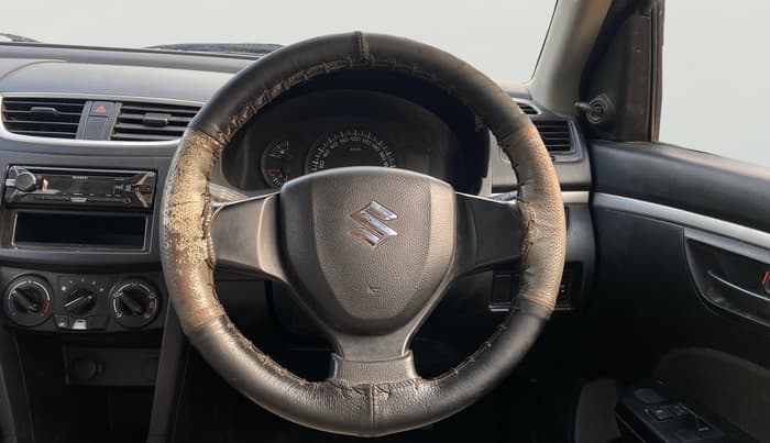 2015 Maruti Swift LXI, Petrol, Manual, 1,13,654 km, Steering Wheel Close Up