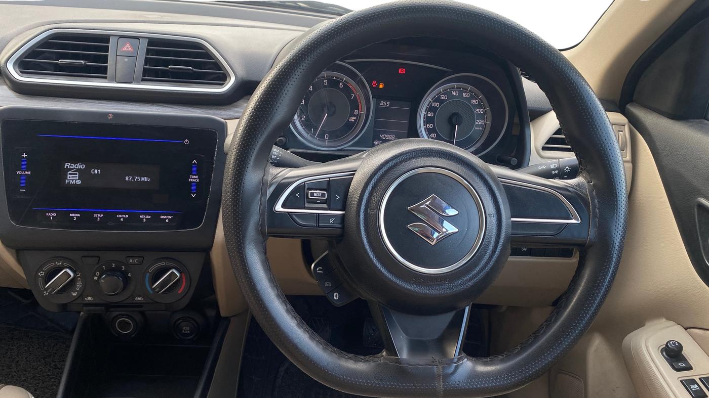 2021 Maruti Dzire VXI, Petrol, Manual, 40,980 km, Steering Wheel Close Up