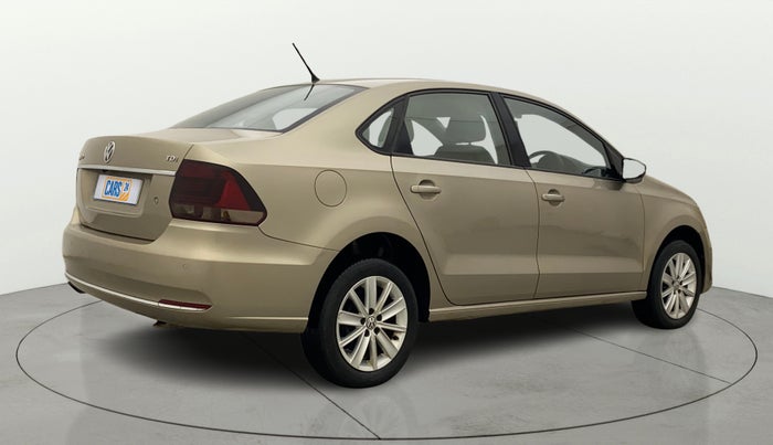 2015 Volkswagen Vento HIGHLINE 1.5 AT, Diesel, Automatic, 70,376 km, Right Back Diagonal