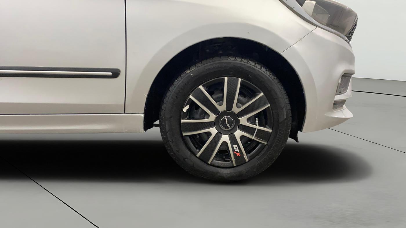 2021 Tata TIGOR XZ PETROL, Petrol, Manual, 76,410 km, Right Front Wheel