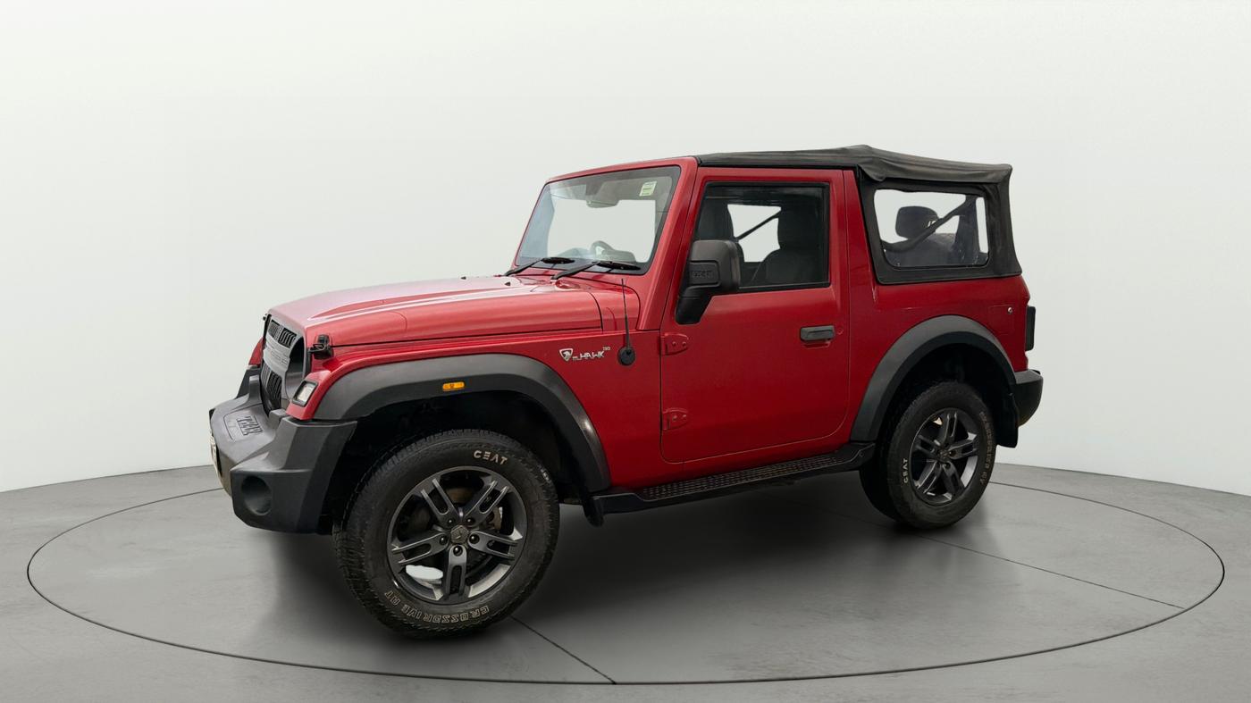 2023 Mahindra Thar LX D 4WD AT CONVERTIBLE, Diesel, Automatic, 46,046 km, Left Front Diagonal