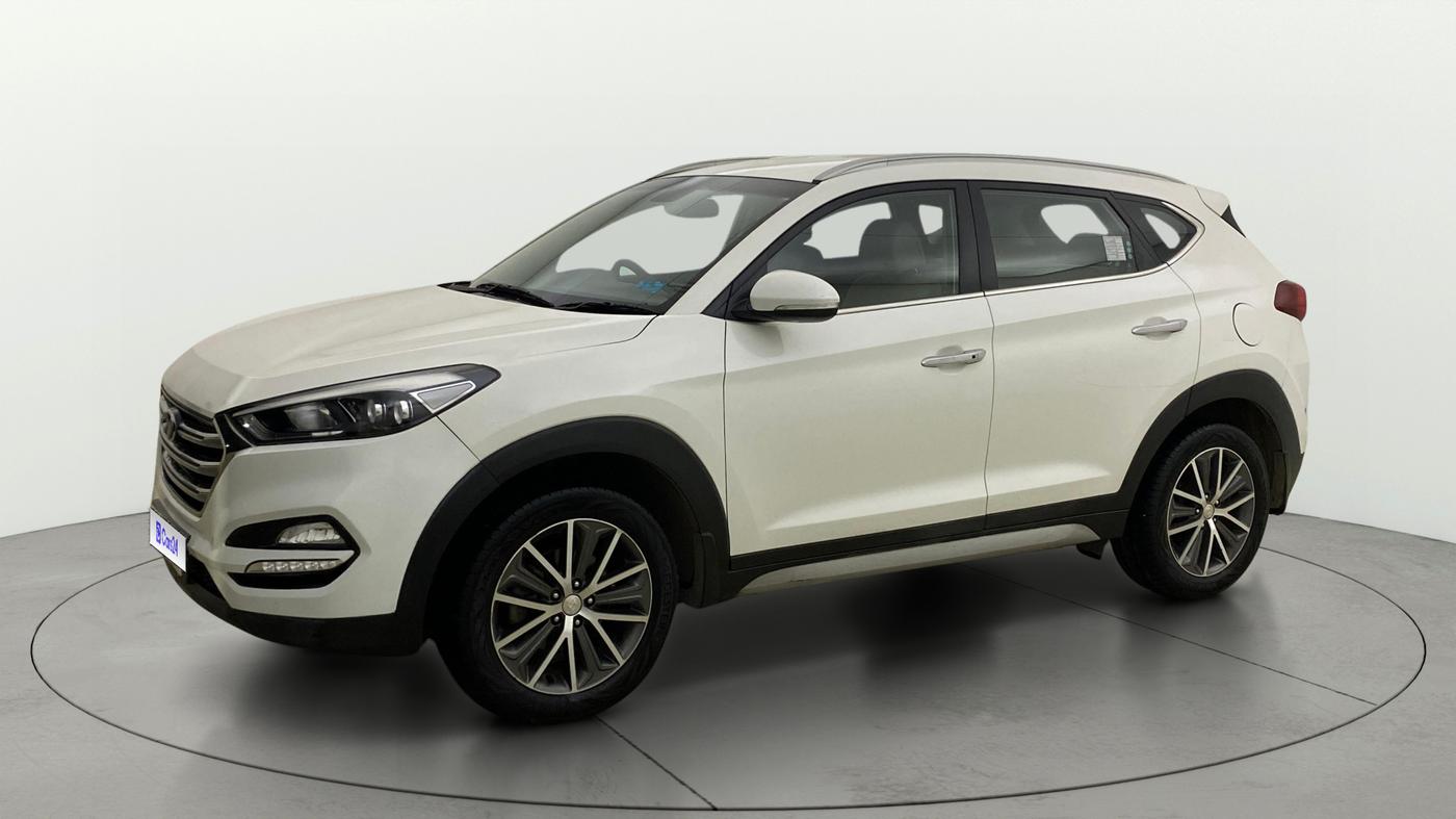 2018 Hyundai Tucson GLS 2WD AT PETROL, Petrol, Automatic, 37,821 km, Left Front Diagonal