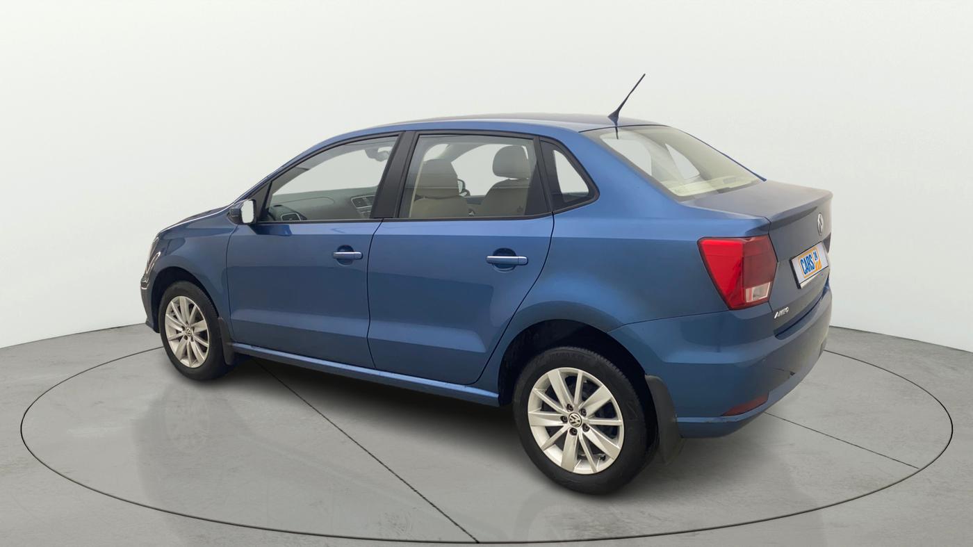 2017 Volkswagen Ameo HIGHLINE PLUS 1.5L AT 16 ALLOY, Diesel, Automatic, 71,356 km, Left Back Diagonal