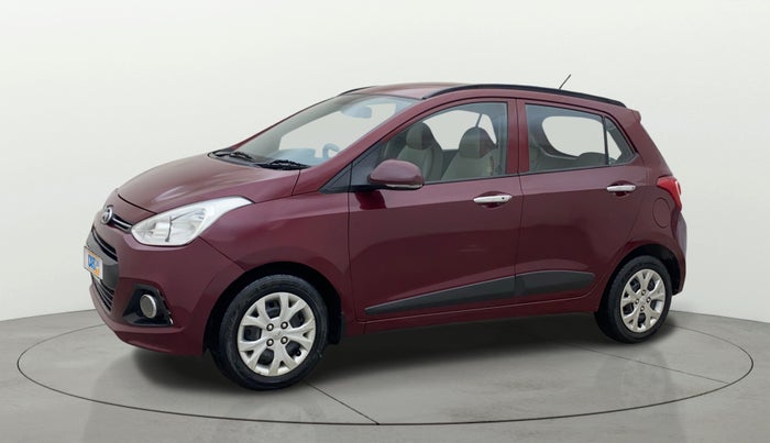 2014 Hyundai Grand i10 SPORTZ 1.2 KAPPA VTVT, Petrol, Manual, 96,484 km, Left Front Diagonal