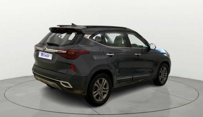 2019 KIA SELTOS HTX PLUS AT1.5 DIESEL, Diesel, Automatic, 1,30,096 km, Right Back Diagonal