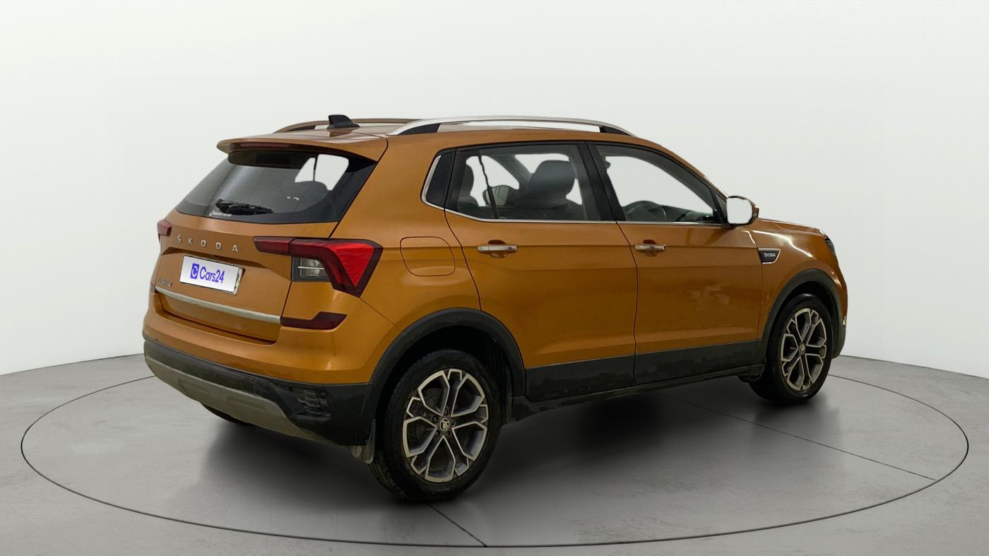 2021 Skoda KUSHAQ STYLE 1.0L TSI MT, Petrol, Manual, 42,465 km, Right Back Diagonal
