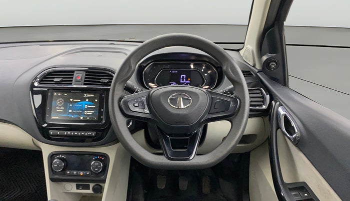 2022 Tata TIGOR XZ PLUS CNG, CNG, Manual, 70,551 km, Steering Wheel Close Up