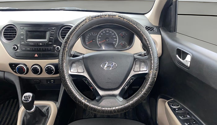 2016 Hyundai Grand i10 SPORTZ 1.2 KAPPA VTVT, Petrol, Manual, 68,138 km, Steering Wheel Close Up