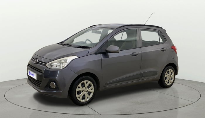 2016 Hyundai Grand i10 SPORTZ 1.2 KAPPA VTVT, Petrol, Manual, 35,876 km, Left Front Diagonal