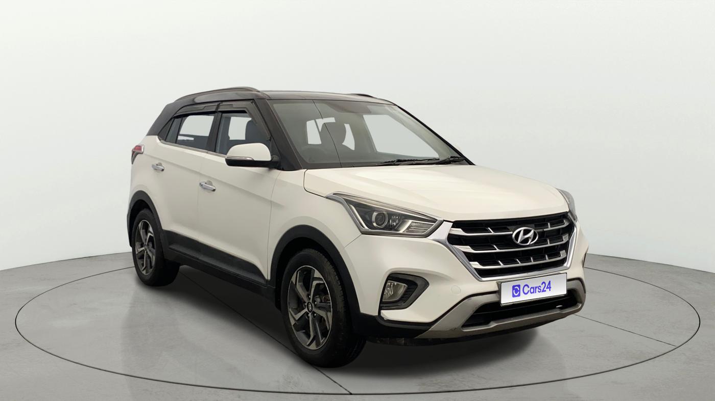 2019 Hyundai Creta SX 1.6 DIESEL DUAL TONE, Diesel, Manual, 74,949 km, Right Front Diagonal