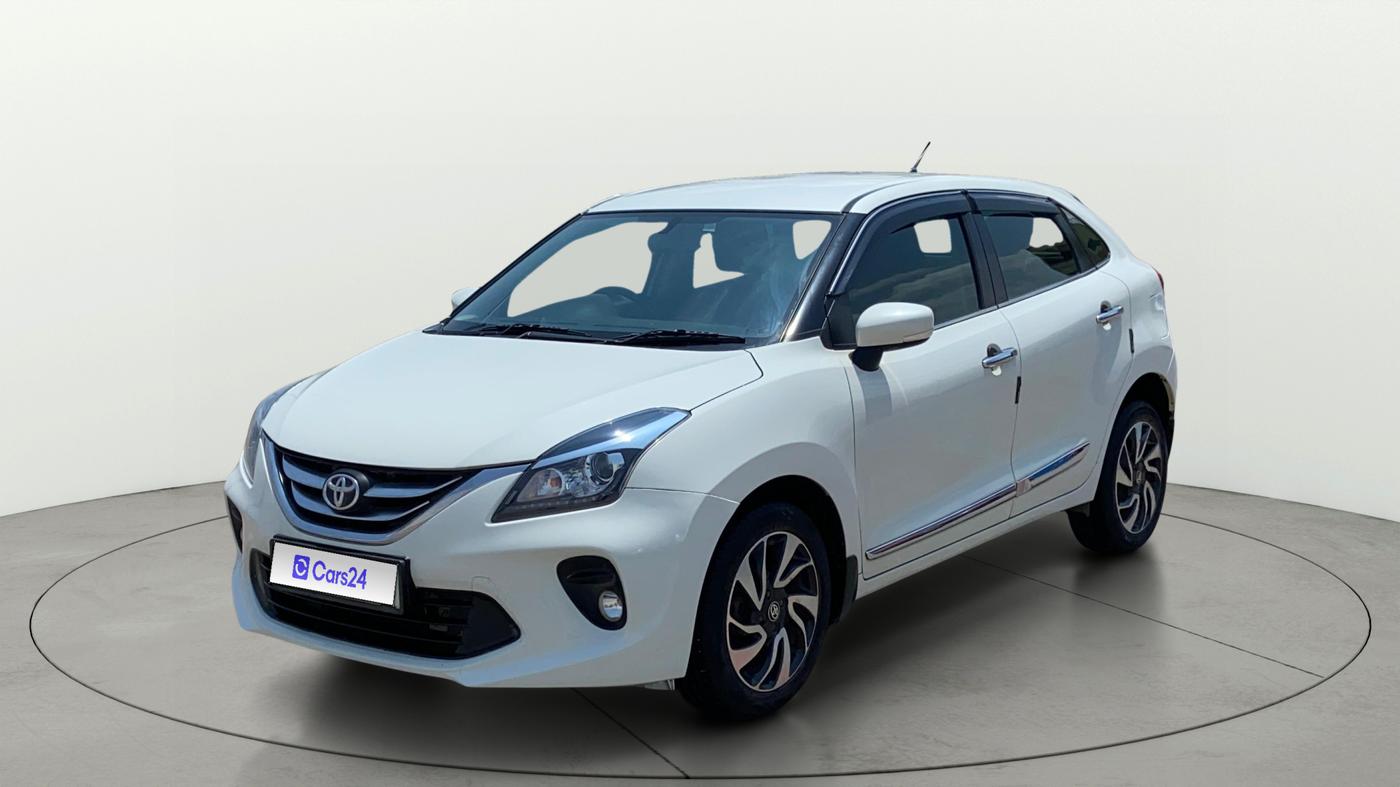 2020 Toyota Glanza V CVT, Petrol, Automatic, 31,748 km, Left Front Diagonal