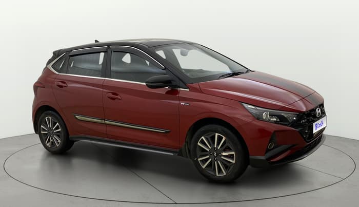 2021 Hyundai NEW I20 N LINE N8 1.0 TURBO GDI DCT DUAL TONE, Petrol, Automatic, 8,432 km, Right Front Diagonal