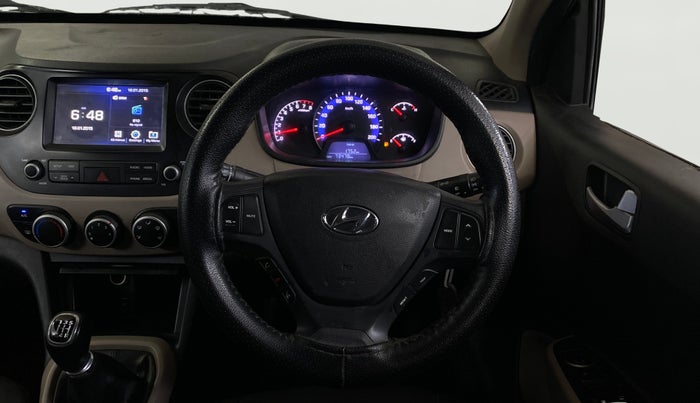 2017 Hyundai Xcent SX 1.2, CNG, Manual, 73,466 km, Steering Wheel Close Up