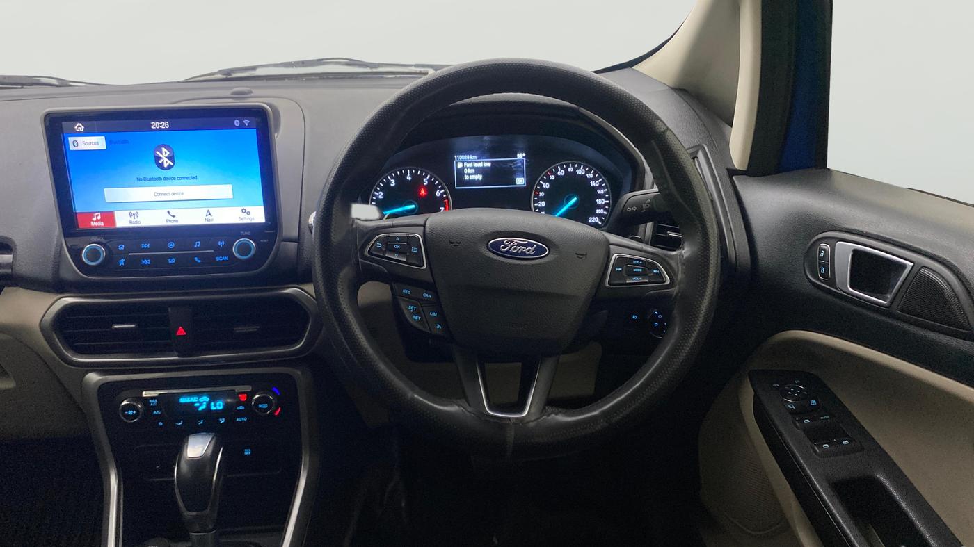 2021 Ford Ecosport TITANIUM 1.5L PETROL AT, Petrol, Automatic, 1,10,045 km, Steering Wheel Close Up