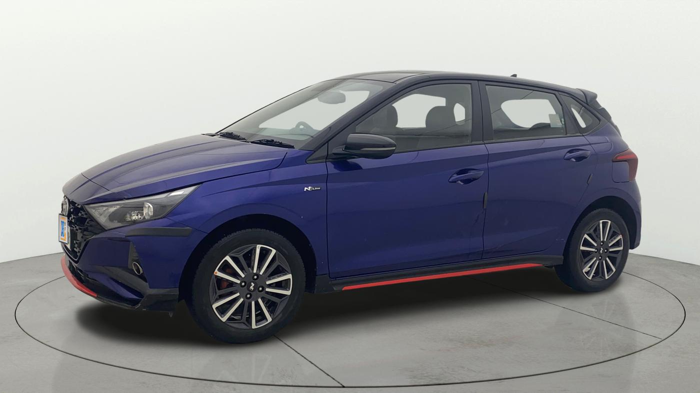 2021 Hyundai NEW I20 N LINE N8 1.0 TURBO GDI IMT DUAL TONE, Petrol, Manual, 39,410 km, Left Front Diagonal