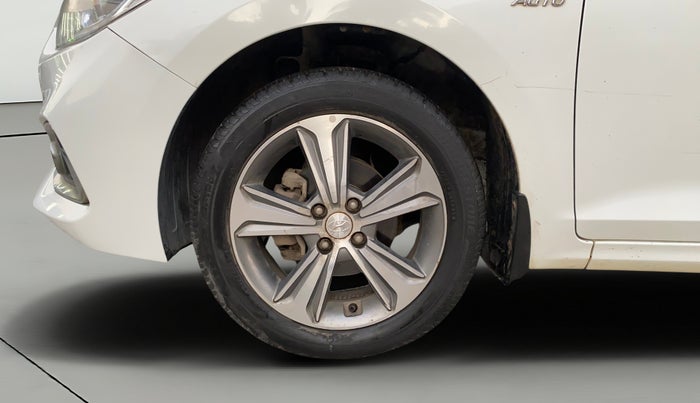 2019 Hyundai Verna 1.6 VTVT SX (O) AT, Petrol, Automatic, 57,083 km, Left Front Wheel