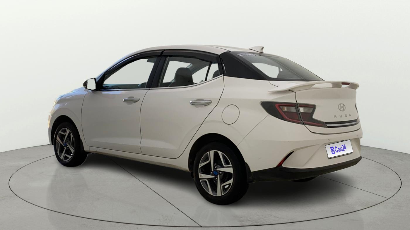 2024 Hyundai AURA SX 1.2 (O), Petrol, Manual, 9,239 km, Left Back Diagonal