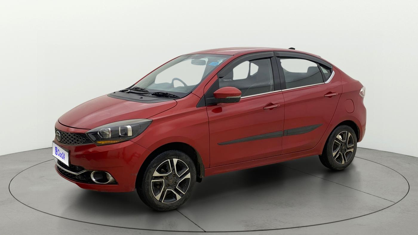 2018 Tata TIGOR XZ PLUS PETROL, CNG, Manual, 51,196 km, Left Front Diagonal