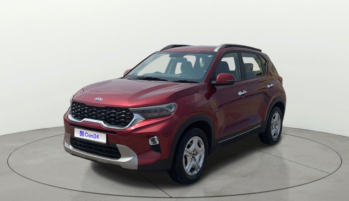 2020 KIA SONET HTX 1.0 IMT, Petrol, Manual, 1,09,076 km, Left Front Diagonal
