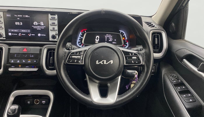 2025 KIA SONET HTK (O) 1.2 Petrol MT, Petrol, Manual, 30,406 km, Steering Wheel Close Up