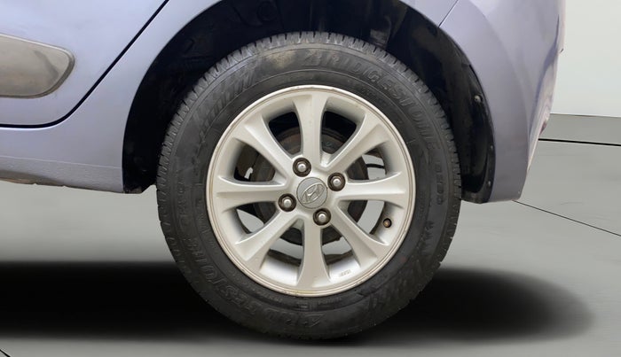 2014 Hyundai Grand i10 ASTA AT 1.2 KAPPA VTVT, Petrol, Automatic, 74,644 km, Left Rear Wheel