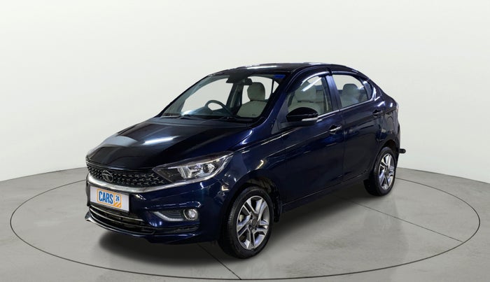 2022 Tata TIGOR XZ PLUS LEATHERETTE, Petrol, Manual, 8,341 km, Left Front Diagonal