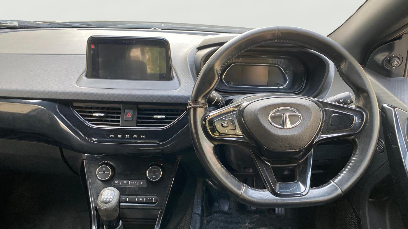2021 Tata NEXON XZ PLUS PETROL DARK EDITION, Petrol, Manual, 1,07,792 km, Steering Wheel Close Up